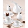 Cryspo Trio Set Pastas 7 Temaxion Lefki Porselani 'DROP WHITE' 3800035